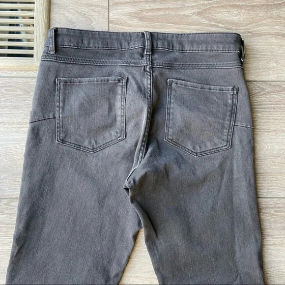 Zara  Black Rock Denim Biker Moto Skinny Jeans - Picture 7 of 16